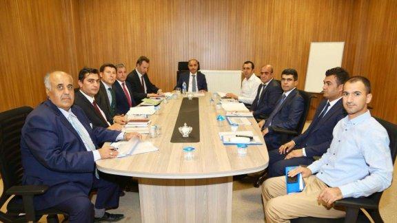 Valimiz Sayın Mehmet AKTAŞ Başkanlığında İlçe Milli Eğitim Müdürleri Toplantısı Gerçekleştirildi