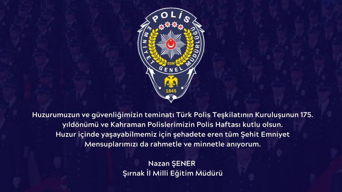 POLİS HAFTASI KUTLU OLSUN !