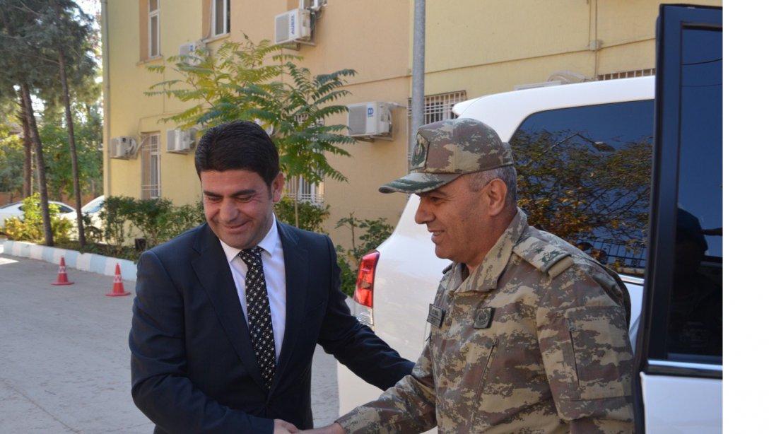 23. Piyade Tümen Komutanı Tuğgeneral Halil SOYSAL, İl Mİlli Eğitim Müdürlüğümüze ziyaret gerçekleştirdi.