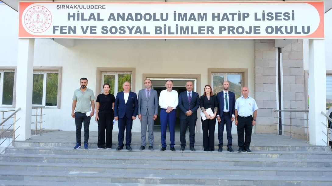 İL MİLLÎ EĞİTİM MÜDÜRÜMÜZ SAYIN BİLAL YILMAZ ÇANDIROĞLU, ULUDERE HİLAL KAMPÜSÜNÜ ZİYARET ETTİ